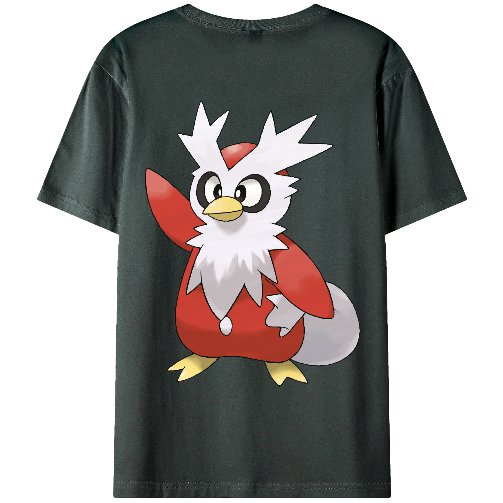 （画像用） ポケットモンスター Pokémon 綿100％ メンズ半袖Tシャツ（バックプリント） 通気性